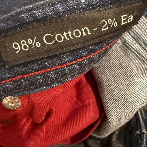 Kiton Men's Designer Blue Made in Italy Dark Wash Denim Jeans - Picture 4 of 6